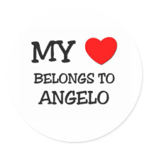 My Heart Belongs to Angelo stickers