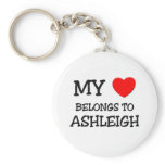My Heart Belongs To ASHLEIGH Key Chains