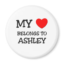 My Heart Belongs to Ashley Magnets