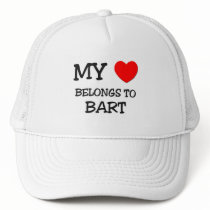 My Heart Belongs to Bart Trucker Hat