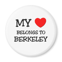 My heart belongs to BERKELEY Refrigerator Magnet