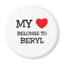 My Heart Belongs To BERYL Fridge Magnets