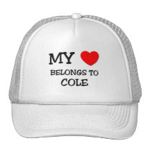 My Heart Belongs to Cole Mesh Hat