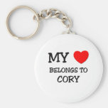 My Heart Belongs to Cory Key Chains