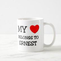 My Heart Belongs to Ernest Mugs