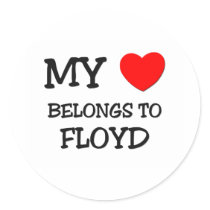 My Heart Belongs to Floyd stickers by ilovemyshirt My Heart Belongs to Floyd stickers