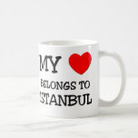 My heart belongs to ISTANBUL Coffee Mugs