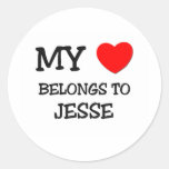My Heart Belongs to Jesse Stickers