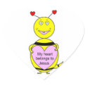 My Heart Belongs To Jesus Stickers sticker