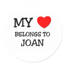 My Heart Belongs To JOAN stickers