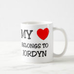 My Heart Belongs to Jordyn Coffee Mug