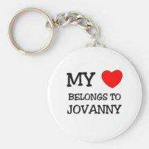 My Heart Belongs to Jovanny Key Chains