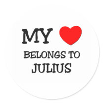 My Heart Belongs to Julius stickers by ilovemyshirt My Heart Belongs to Julius stickers