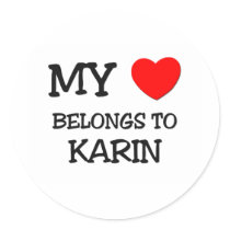 My Heart Belongs To KARIN Sticker