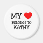 My Heart Belongs To KATHY Refrigerator Magnet