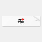 My Heart Belongs to Kaylee Bumper Sticker My Heart Belongs to Kaylee Bumper Sticker