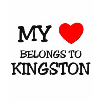 My Heart Belongs to Kingston t-shirts