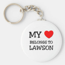 My Heart Belongs to Lawson Keychain