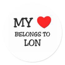 My Heart Belongs to Lon stickers