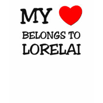 My Heart Belongs To LORELAI t-shirts