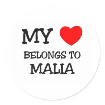 My Heart Belongs To MALIA stickers