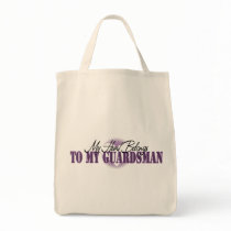 My Heart Belongs To My Guardsman Tote Bags