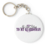 My Heart Belongs To My Guardsman Keychain