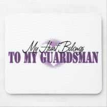 My Heart Belongs To My Guardsman Mouse Pad