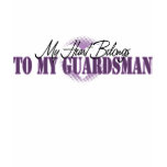 My Heart Belongs To My Guardsman T-shirt