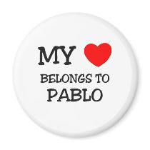 My Heart Belongs to Pablo magnets by ilovemyshirt My Heart Belongs to Pablo magnets