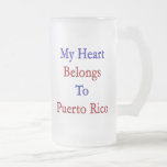 My Heart Belongs To Puerto Rico Mugs