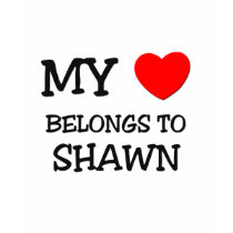 My Heart Belongs to Shawn t-shirts