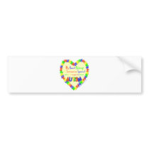 My heart belongs to someone bumper sticker