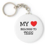 My Heart Belongs To TESS keychains