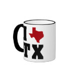 My heart belongs to Texas (sq) Coffee Mugs