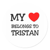My Heart Belongs to Tristan stickers