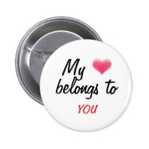 my heart belongs to you buttons