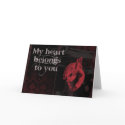 My heart belongs to you cards
