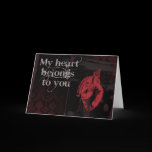 My heart belongs to you card