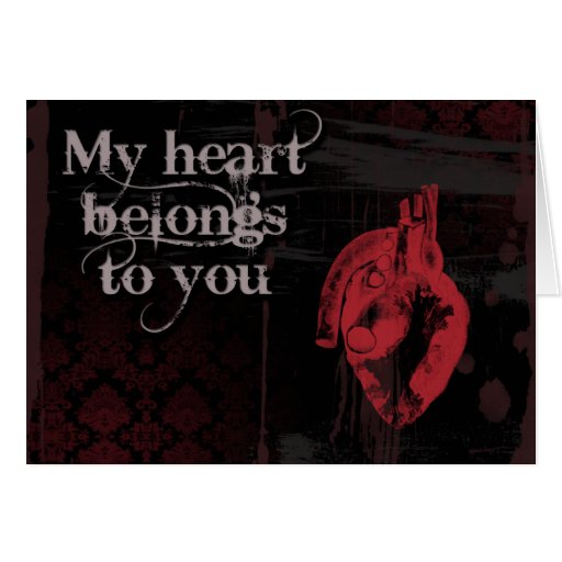 My Heart Belongs To You Card Zazzle