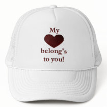 My heart belongs to you hats