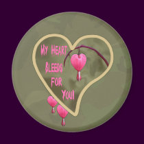 MY HEART BLEEDS FOR YOU by SHARON SHARPE magnets