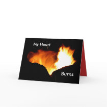 My Heart Burns for U Card