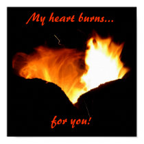 My heart burns for U! posters by sexycher My heart burns for U! posters