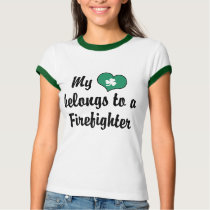 My Heart Firefighter t-shirts by magarmor My Heart Firefighter t-shirts