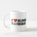 My Heart Fireman mug