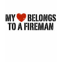 My Heart Fireman t-shirts by magarmor My Heart Fireman t-shirts