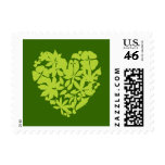 My Heart Goes Green Postage stamps