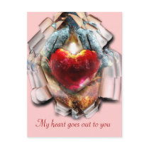 My heart goes... postcards