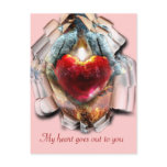 My heart goes... postcard